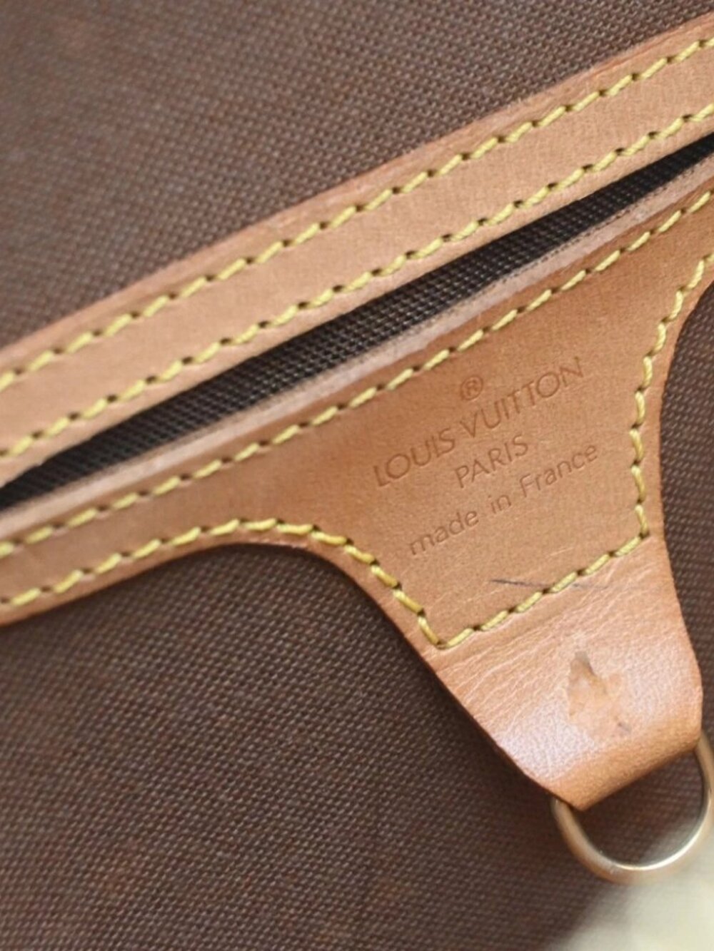 LOUIS VUITTON LV Logo Ellipse PM Hand Bag Monogram Leather Brown M51127 - Picture 14 of 16